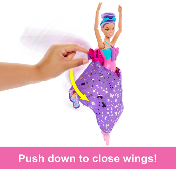 Кукла Барби Бабочка Балерина с крыльями Barbie Butterfly Dancer Mattel HXJ10 - Фото 4 Кукла Барби Бабочка Балерина с крыльями Barbie Butterfly Dancer Mattel HXJ10 - изображение 4
