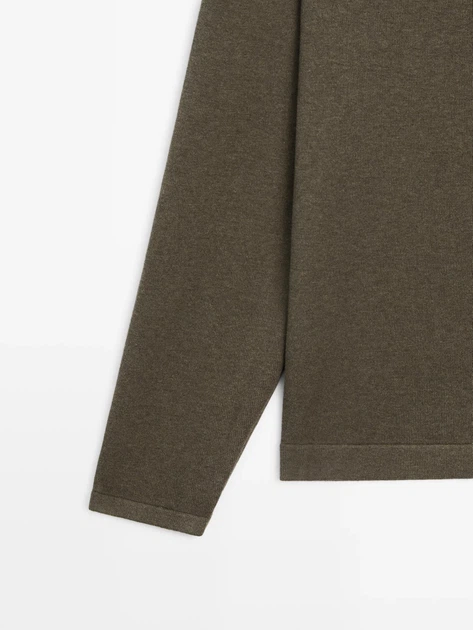 Чоловічий светр Massimo Dutti L зелений - изображение 7