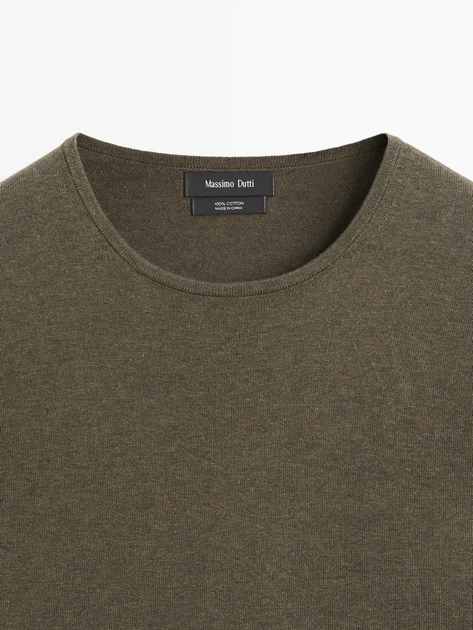 Чоловічий светр Massimo Dutti L зелений - изображение 8