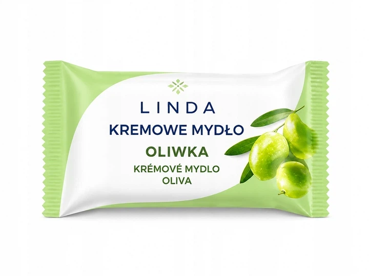 Крем-мило тверде Linda з екстрактом оливок, 100 г - Фото 1 Крем-мило тверде Linda з екстрактом оливок, 100 г - зображення 1