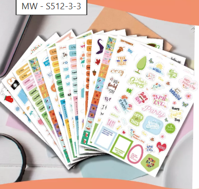 Наклейки для планера Planner Stickers, 660 шт., наклейки для дневника и скрапбукинга (AZD-058) - Фото 4 Наклейки для планера Planner Stickers, 660 шт., наклейки для дневника и скрапбукинга (AZD-058) - изображение 4