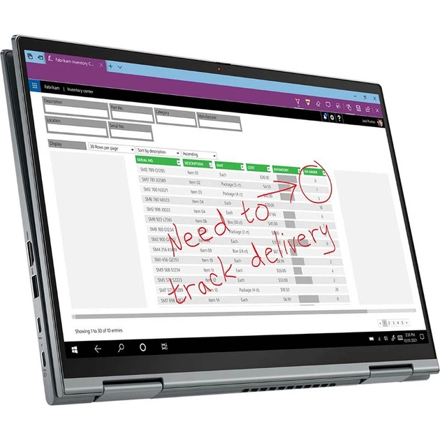Ноутбук 14" Lenovo ThinkPad X1 Yoga Gen 6: Intel Core i5-1135G7, DDR4 16 GB, SSD 512 GB, Intel Iris Xe, IPS, Full HD, Touchscreen, 4G (LTE), Key L, Б/У - изображение 8