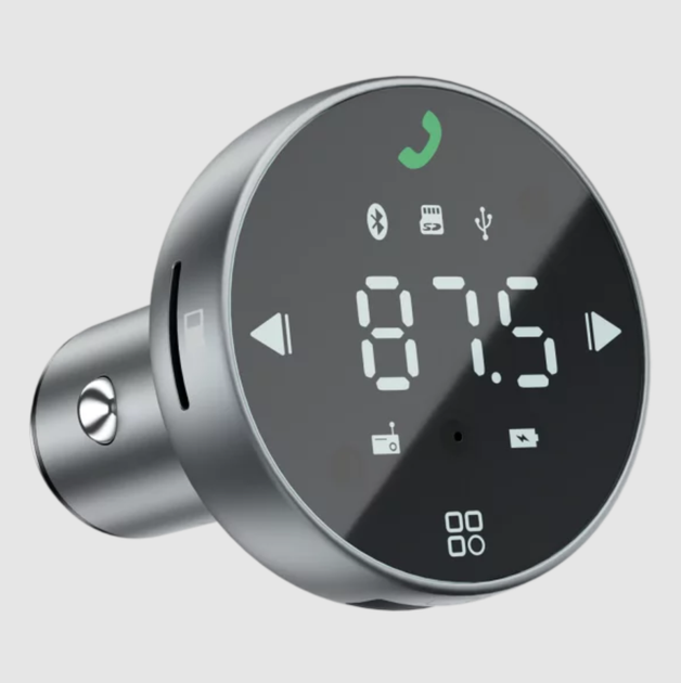 FM-модулятор Proove Launcher Sound Sync Bluetooth 5.0, PD 30W + QC3.0, USB Type-C, Hands Free, графитовый - изображение 2
