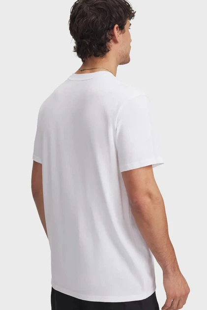 Чоловіча біла футболка Curry Hvyweight Logo Tee-WHT Under Armour SM 1387107-100 - Фото 2 Чоловіча біла футболка Curry Hvyweight Logo Tee-WHT Under Armour SM 1387107-100 - изображение 2