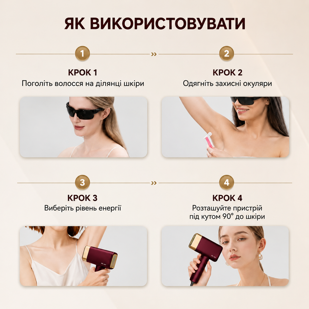 PL-фотоэпилятор профессионального уровня — Ice Cooling, 15 Дж, 9 уровней, 999 999 вспышек - изображение 7
