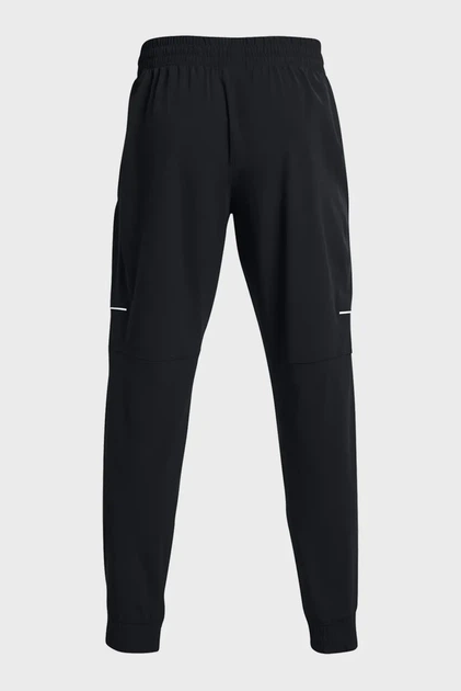 Чоловічі чорні спортивні штани UA Hoops Woven Under Armour LG 1383401-001 - зображення 5