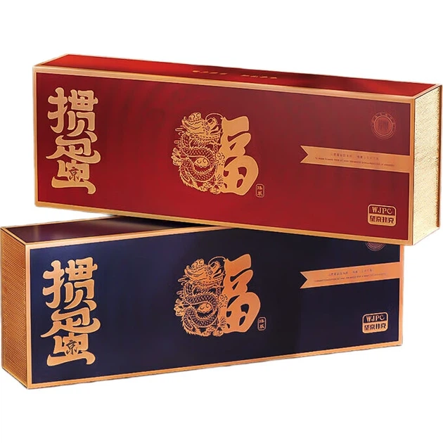 Игральные карты Wangjing Poker Guaden Special высокого качества, 10 колод, подарочная коробка красного цвета, импортная бумага с черным сердечником, двусторонняя текстурированная поверхность, деловой подарок. - изображение 2