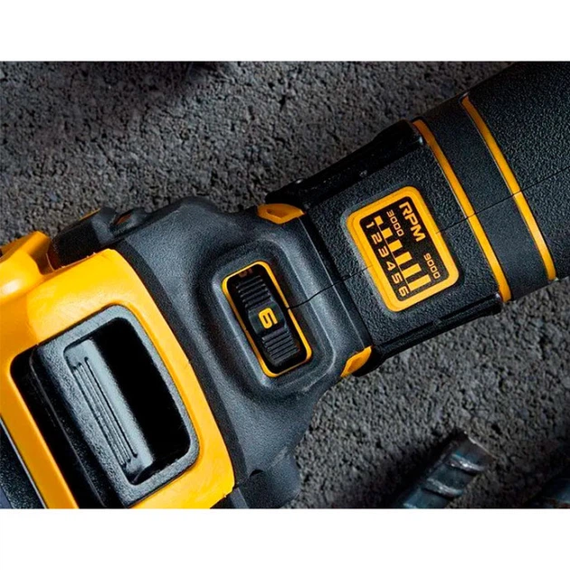 Шлифмашина угловая - болгарка аккумуляторная DeWALT DCG409VSNT бесщеточная 18 V XR Li-ion - изображение 7