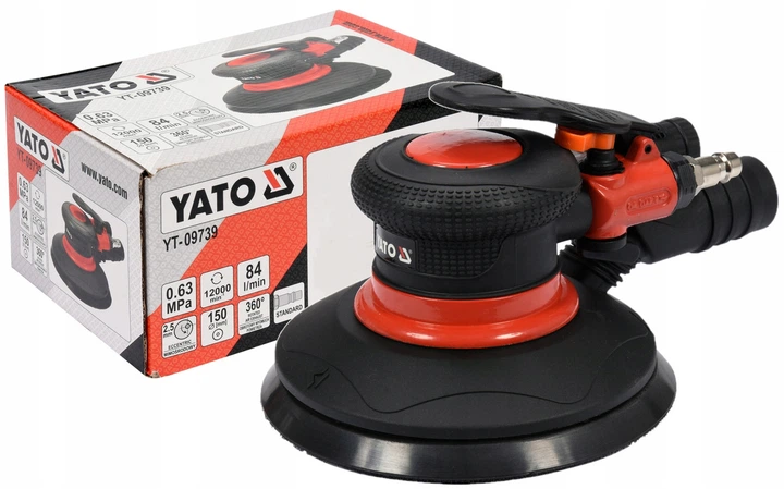 Шлифмашина пневматическая эксцентриковая Yato YT-09739 - изображение 2
