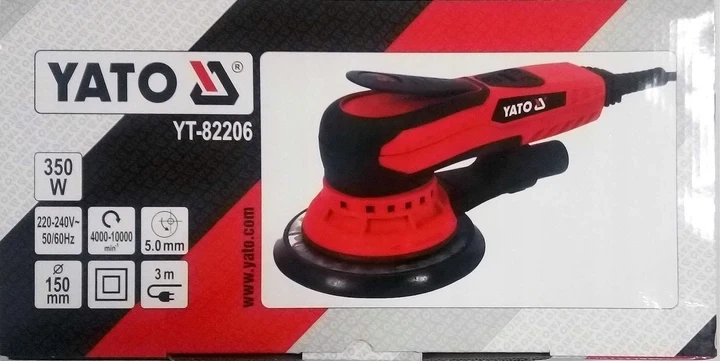 Шлифмашина эксцентриковая бесщеточная Yato YT-82206 - Фото 6 Шлифмашина эксцентриковая бесщеточная Yato YT-82206 - изображение 6
