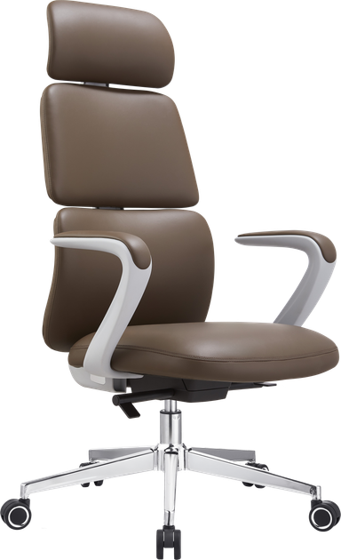 Компьютерное офисное кресло OfficePro Delicate OC690BR эргономичное PVC Brown - Фото 1 Компьютерное офисное кресло OfficePro Delicate OC690BR эргономичное PVC Brown - изображение 1
