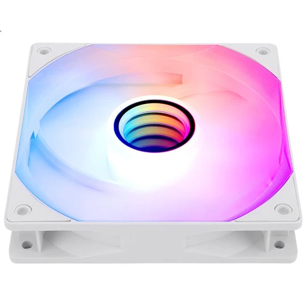 Вентилятор для корпуса Thermalright TL-C12W V3 White ARGB 12 см с подсветкой Infinite Mirror, RGB-подсветка, ARGB 4PIN PWM, регулировка скорости. - изображение 3