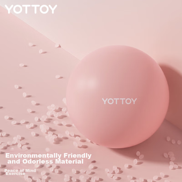 М'яч для пілатесу Yottoy, м'яч для йоги, міні-м'яч для фітнесу 25 см, що підвішує, для відновлення м'язів живота та вправ на баланс для жінок - Фото 8 М'яч для пілатесу Yottoy, м'яч для йоги, міні-м'яч для фітнесу 25 см, що підвішує, для відновлення м'язів живота та вправ на баланс для жінок - изображение 8