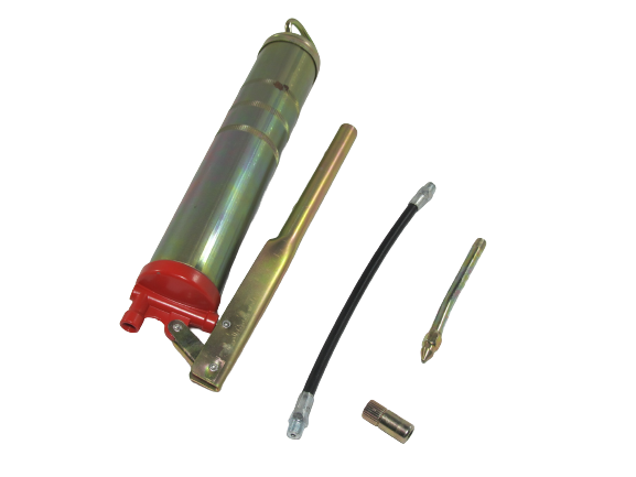 Шприц для смазки INTERTOOL "Домашний Мастер", 0,5 л, со шлангом и насадкой (29503) - изображение 2