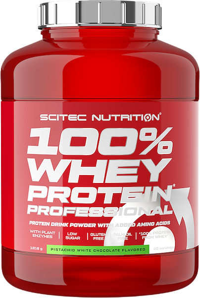 Сироватковий протеїн Scitec Nutrition 100% Whey Protein Prof порошок 1816 г
