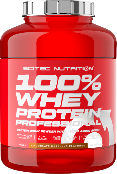Сироватковий протеїн Scitec Nutrition 100% Whey Protein Prof порошок 1816 г