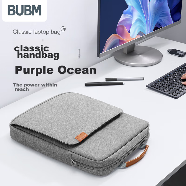 Чохол для зберігання iPad Biyoumei, внутрішній чохол для планшета Pro, діагональна сумка через плече Air5, сумка для ноутбука 13 дюймів - Фото 4 Чохол для зберігання iPad Biyoumei, внутрішній чохол для планшета Pro, діагональна сумка через плече Air5, сумка для ноутбука 13 дюймів - изображение 4