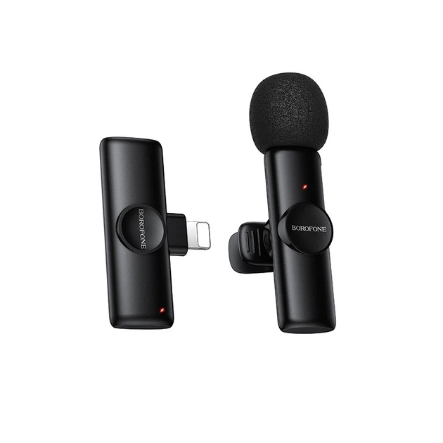 Микрофон Borofone BFK16 Winner Lightning Чёрный (BFK16) - Фото 1 Микрофон Borofone BFK16 Winner Lightning Чёрный (BFK16) - изображение 1