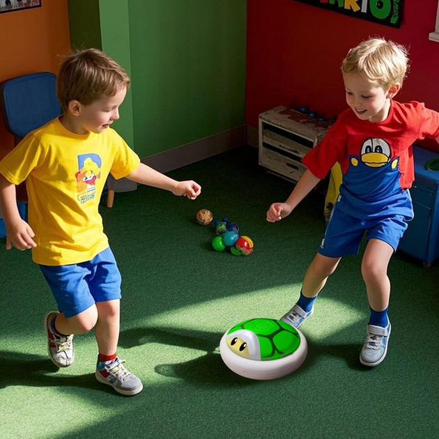 Дитячий аерофутбол HoverBall з LED-підсвічуванням і м’яким пінопластовим краєм, футбольний м’яч для дому - зображення 6