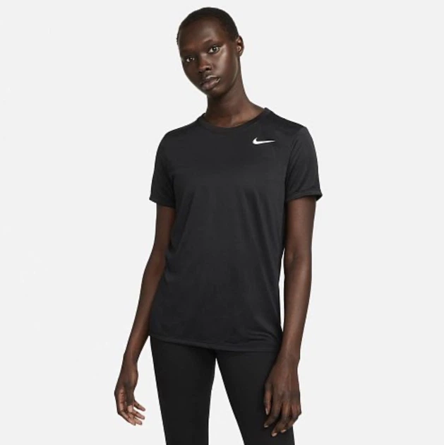 Футболка жіноча Nike W Dri-Fit Tee Rlgd Lbr M Чорний DX0687-010 - Фото 1 Футболка жіноча Nike W Dri-Fit Tee Rlgd Lbr M Чорний DX0687-010 - зображення 1