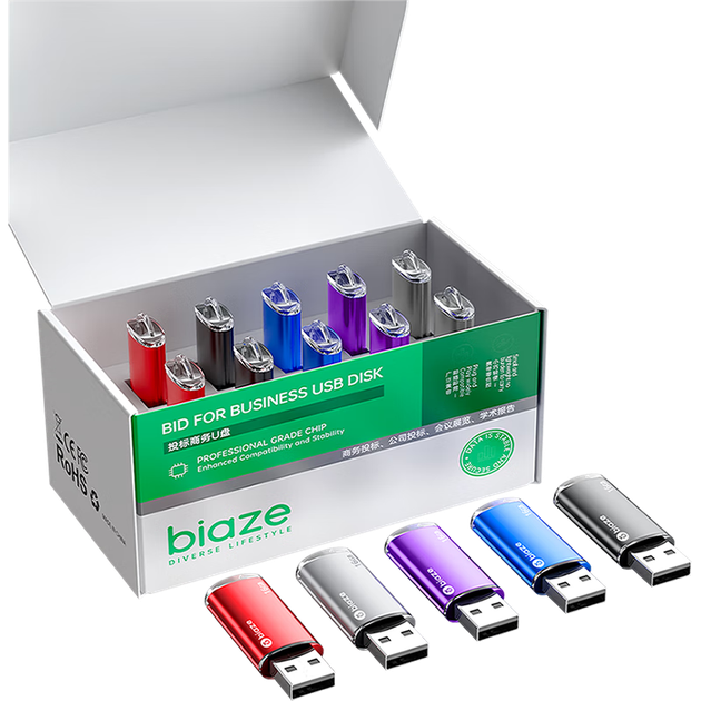 Флеш память USB Biaze UP015 10x16GB USB 2.0 10 шт (UP015-16G) - Фото 4 Флеш память USB Biaze UP015 10x16GB USB 2.0 10 шт (UP015-16G) - изображение 4
