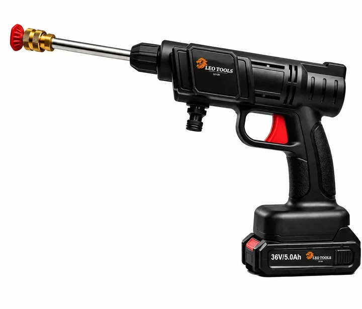 Портативна мийка високого тиску LEO TOOLS 250 Вт 30 бар з подвійним акумулятором - Фото 8 Портативна мийка високого тиску LEO TOOLS 250 Вт 30 бар з подвійним акумулятором - изображение 8
