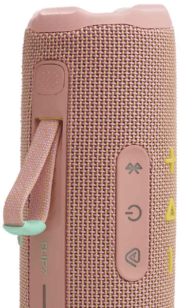 Портативна акустика JBL Flip 7 Рожевий (JBLFLIP7PINK) (7106540) - Фото 6 Портативна акустика JBL Flip 7 Рожевий (JBLFLIP7PINK) (7106540) - зображення 6