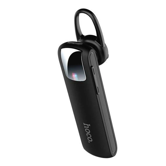 Bluetooth гарнітура HOCO E37 Gratified Business із мікрофоном та потужним акумулятором Чорна - Фото 3 Bluetooth гарнітура HOCO E37 Gratified Business із мікрофоном та потужним акумулятором Чорна - зображення 3