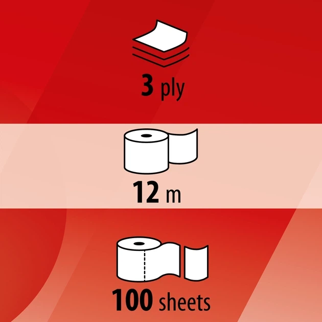 Рушник паперовий Кохавинська папірня Extra Absortion целюлозний 3 шари 100 відривів 12 метрів 8шт - изображение 2