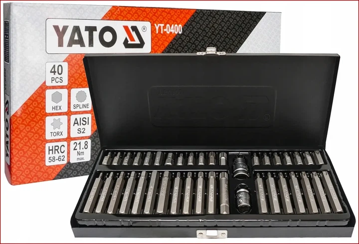 Набір біт 40 предметів Yato YT-0400 - зображення 2
