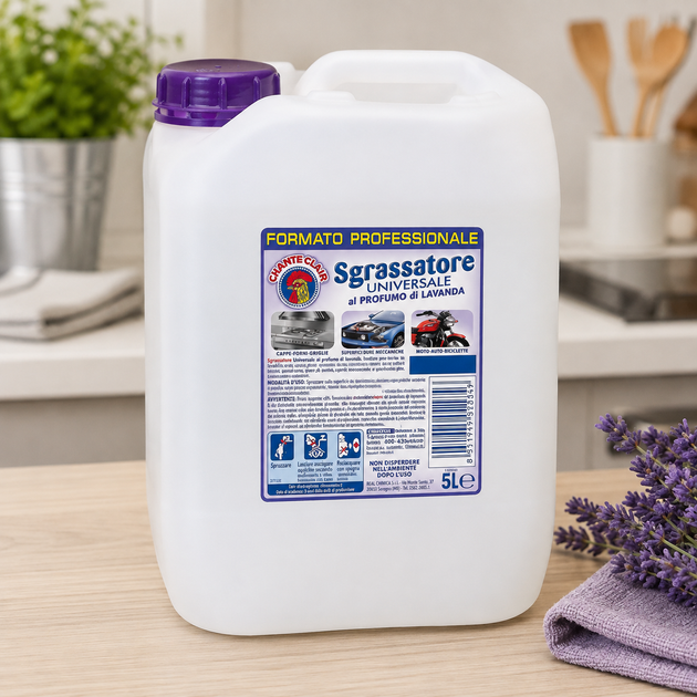 Універсальний очисник-знежирювач ChanteClair Sgrassatore Universale Lavanda, 5 л - зображення 2