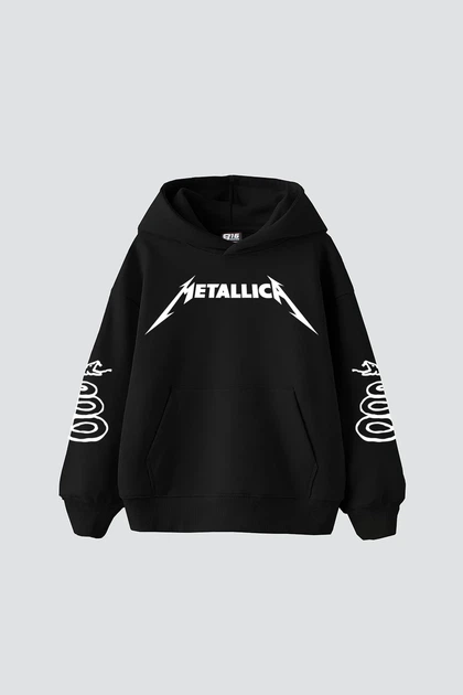 Худі LOYS толстовка з принтом Metallica Tour 1985 Edition , Чорний M - зображення 2