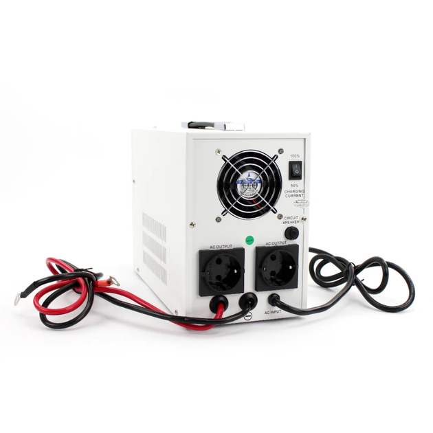 Інвертор-ДБЖ Power Polska HB2024 1600 Вт / 2000 ВА 24 В, чиста синусоїда, AVR, LCD-дисплей - зображення 3