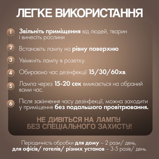 Лампа кварцевая бактерицидная SBT group UV02W 58W Озоновая с дистанционным управлением - изображение 8