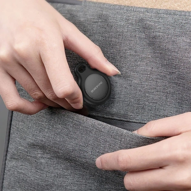 Трекер BOROFONE BC101 Exquisite smart positioning anti-lost device 230mAh Black - изображение 3
