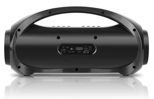 Колонка портативна 2.0 REAL-EL X-713 Black, 2x6 Вт, пластиковий корпус, Bluetooth, MicroSD / USB, FM-приймач, живлення від акумулятора, 1800 мА*ч, керування сверху - Фото 4 Колонка портативна 2.0 REAL-EL X-713 Black, 2x6 Вт, пластиковий корпус, Bluetooth, MicroSD / USB, FM-приймач, живлення від акумулятора, 1800 мА*ч, керування сверху - изображение 4