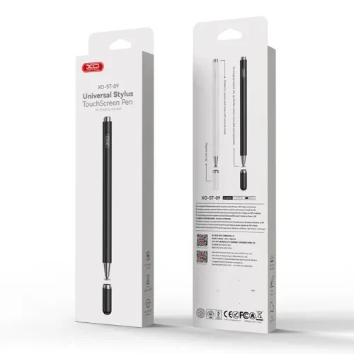 Стілус XO ST-09 Universal touch-sensitive Capacitor Pen(1 built-in spare tip) белый - Фото 2 Стілус XO ST-09 Universal touch-sensitive Capacitor Pen(1 built-in spare tip) белый - изображение 2