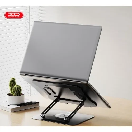 Настольный держатель XO C153 Metal Laptop Swivel Large Stand Черный - Фото 4 Настольный держатель XO C153 Metal Laptop Swivel Large Stand Черный - изображение 4