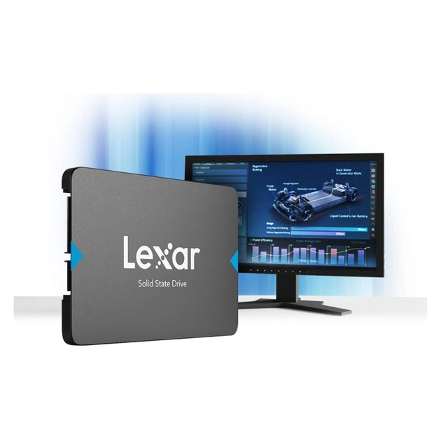 Накопичувач SSD 2.5" 256 GB NQ100 Lexar (LNQ100X256G-RNNNG) - Фото 6 Накопичувач SSD 2.5" 256 GB NQ100 Lexar (LNQ100X256G-RNNNG) - зображення 6