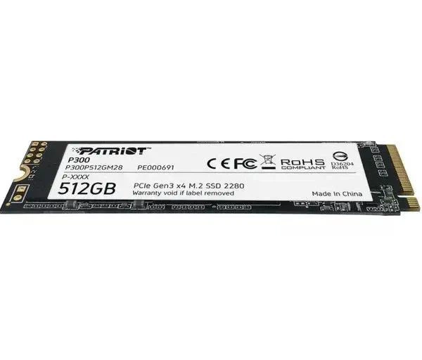 Накопичувач SSD M.2 2280 512GB Patriot (P300P512GM28) - Фото 2 Накопичувач SSD M.2 2280 512GB Patriot (P300P512GM28) - изображение 2