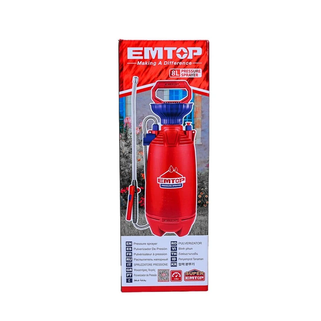 Обприскувач EMTOP EHSPP30802 - Фото 9 Обприскувач EMTOP EHSPP30802 - зображення 9