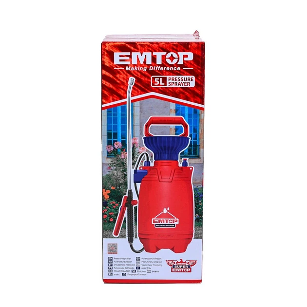 Обприскувач EMTOP ESPP30502 - Фото 10 Обприскувач EMTOP ESPP30502 - зображення 10