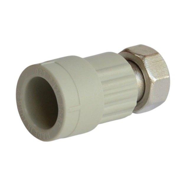 Муфта переходная полипропиленовая Formul 32x3/4" В с накидной гайкой (FR-01FT-HNP-320034) - Фото 2 Муфта переходная полипропиленовая Formul 32x3/4" В с накидной гайкой (FR-01FT-HNP-320034) - изображение 2