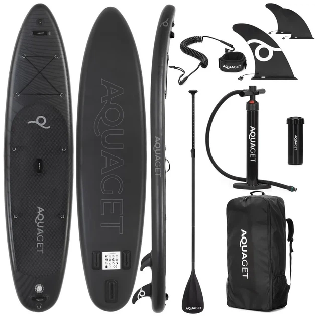 Надувна SUP дошка Aquaget 350 см з веслом AQ0040 Black (LFAQ0040) - Фото 1 Надувна SUP дошка Aquaget 350 см з веслом AQ0040 Black (LFAQ0040) - зображення 1