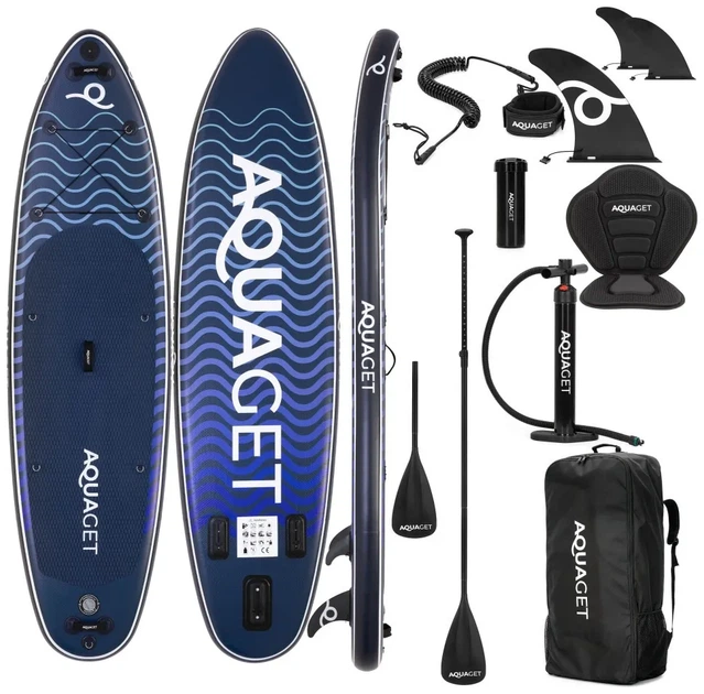Надувна SUP дошка Aquaget 320 см з веслом AQ0046 Navy Blue/Black (LFAQ0046) - Фото 1 Надувна SUP дошка Aquaget 320 см з веслом AQ0046 Navy Blue/Black (LFAQ0046) - зображення 1