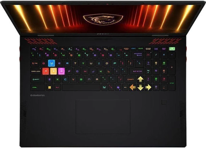 Ноутбук MSI Raider A18 HX A9WIG (A9WIG-064HU) Core Black (18 / IPS-level / 3840x2400 / 120Hz / AMD Ryzen 9 9955HX3D / 64GB RAM / 2TB SSD / RTX 5080 / Windows 11 Home) - Фото 2 Ноутбук MSI Raider A18 HX A9WIG (A9WIG-064HU) Core Black (18 / IPS-level / 3840x2400 / 120Hz / AMD Ryzen 9 9955HX3D / 64GB RAM / 2TB SSD / RTX 5080 / Windows 11 Home) - изображение 2