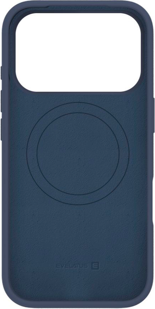 Etui plecki Evelatus Premium Soft Touch MagSafe do Apple iPhone 18 Pro Dark Blue (EVEAPP18PPMSTSCDB) - obraz 4