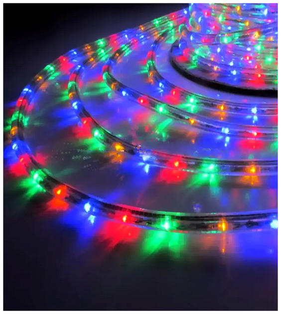 Уличная светодиодная гирлянда 600 LED 10м 220В IP68 квадратная мультиколор статический режим SQ-28770 - изображение 7