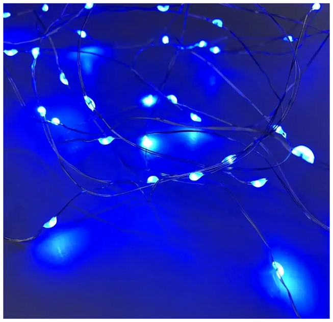 Гирлянда нить 100 LED 10м 1 Вт USB IP44 8 режимов для украшения интерьера "Роса" SQ-26619 - изображение 7