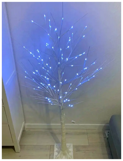 Дерево светодиодное гирлянда 180 LED 1.5 м синий цвет напряжение 220 В для украшения интерьера SQ-26109 - Фото 6 Дерево светодиодное гирлянда 180 LED 1.5 м синий цвет напряжение 220 В для украшения интерьера SQ-26109 - изображение 6